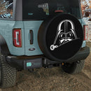 Darth Vader Hide Unzipped Jeep Car Spare Tire Cover