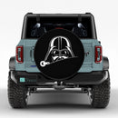 Darth Vader Hide Unzipped Jeep Car Spare Tire Cover