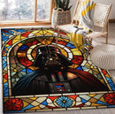 Darth Varder Star War Stained Glass Rectangular Area Rug