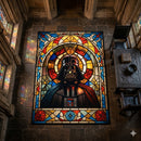 Darth Varder Star War Stained Glass Rectangular Area Rug