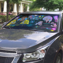 David Martinez x Lucy Kushinada Cyberpunk Edgerunners Custom Car Windshield Sunshades
