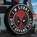 Deadpool Did I Offend You Car Spare Tire Cover
