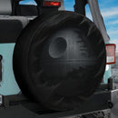 Death Star Surrounded By Jagged eep Car Spare Tire Cover
