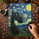 Death Star Starry Night Jigsaw Puzzle