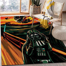Death Vader Screaming Art Style Rectangular Area Rug
