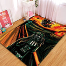 Death Vader Screaming Art Style Rectangular Area Rug