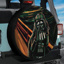 Death Vader Screaming Art Style Car Spare Tire Cover