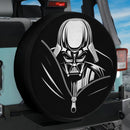 Darth Vader Hide Unzipped Jeep Car Spare Tire Cover
