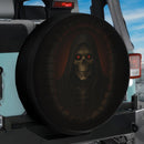 Death Skull Break Wall Jeep Car Spare Tire Cover
