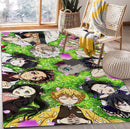 Demon Slayer Characters Rectangular Area Rug