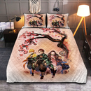 Demon Slayer Kimetsu No Yaiba Cherry Blossom Quilt Bed Sets