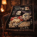 Demon Slayer Anime Woven Throw Blanket