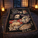 Demon Slayer Anime Woven Throw Blanket