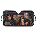 Demon Slayer Kimetsu no Yaiba Characters Funny Car Auto Sunshades