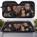 Demon Slayer Kimetsu no Yaiba Characters Funny Car Auto Sunshades