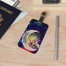 Demond Slayer Team Love You To The Moon Galaxy Luggage Tag