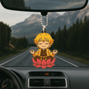 Demon slayer Agatsuma Zenitsu Car Ornament Custom Car Accessories Decoration