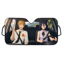 Denji And Zere Anime Chainsaw Man Custom Car Windshield Sunshades