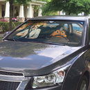 Denji X Pochita Chainsaw Man Car Auto Sunshades