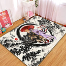 Denji x Reze Chainsaw Man Japan Ink Style Rectangular Area Rug