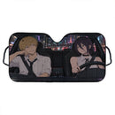 Denji x Reze Chainsaw Man Custom Car Windshield Sunshades