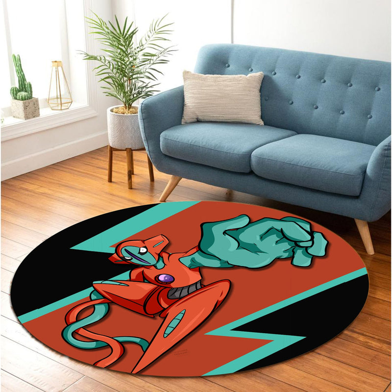 Deoxys Pokemon Round Rug