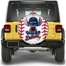 Detroit Tigers Car Spare Tire Cover With Camera Hole