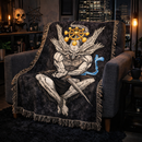 Mahoraga Grunge Jujutsu Kaisen Anime Woven Throw Blanket