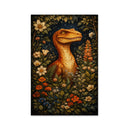 Dinosaur Raptor in Bloom Jigsaw Puzzle