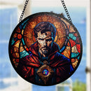 Dr Strange Round Stained Glass Suncatcher