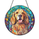 Dog Stained Glass Suncatcher