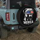 Merica Boxer Dog Car Spare Tire Cover