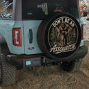 Bigfoot Don't Be An Assquatch Car Spare Tire Cover With Camera Hole