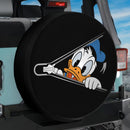 Donal Duck Unzipped Jeep Car Spare Tire Cover