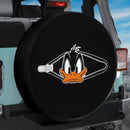Looney Tunes Daffy Duck Unzipped Jeep Car Spare Tire Cover