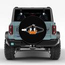 Looney Tunes Daffy Duck Unzipped Jeep Car Spare Tire Cover
