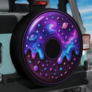 Donut Chocolate Galaxy Car Spare Tire Cover