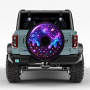 Donut Chocolate Galaxy Car Spare Tire Cover