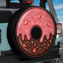 Donut Chocolate Strawberry Car Spare Tire Cover