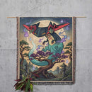 Dragapult Pokemon Japan Style Woven Throw Blanket
