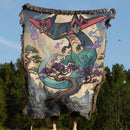 Dragapult Pokemon Japan Style Woven Throw Blanket