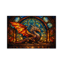 Dragon Stained Glass Jigsaw Puzzle
