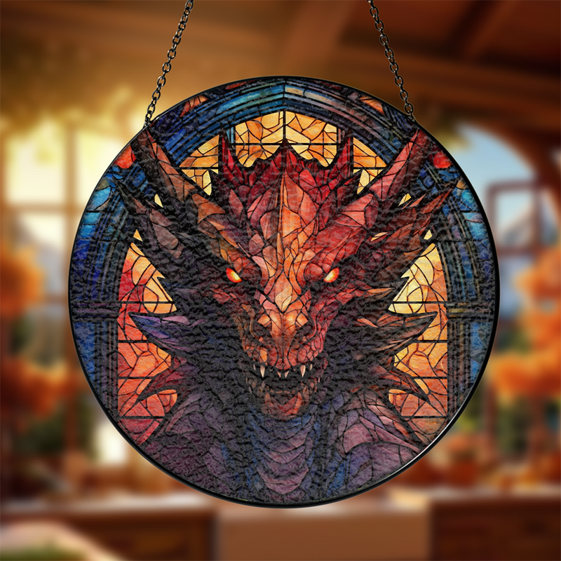 Dragon 1 Stained Glass Suncatcher