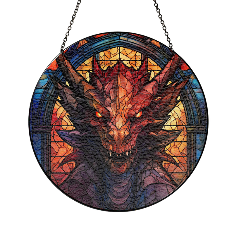 Dragon 1 Stained Glass Suncatcher