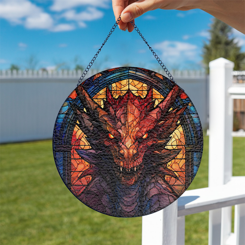 Dragon 1 Stained Glass Suncatcher