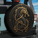 Dragon Viking Symbol Car Spare Tire Cover