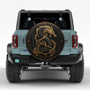 Dragon Viking Symbol Car Spare Tire Cover