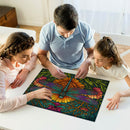 Dragonfly Stained Glass Jigsaw Puzzle