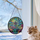 Dragonfly 1 Round Stained Glass Suncatcher