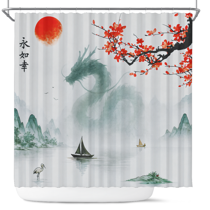 Shenron Dragon Ball In Japan Shower Curtain